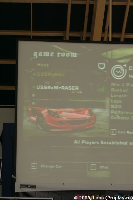 Перед началом финала NFS